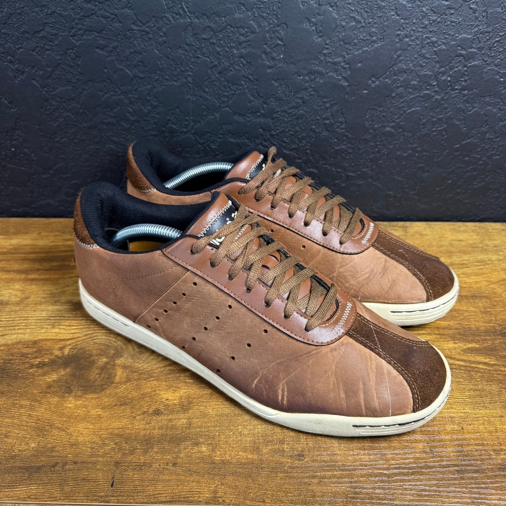 Adidas Adicross II G71683 Brown Leather Golf Shoes Mens Size 11